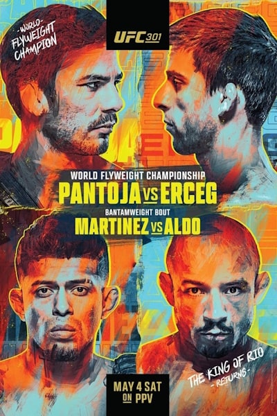 UFC 301: Pantoja vs Erceg